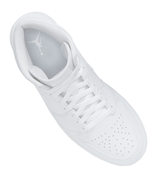 Jordan Air 1 Mid Sneaker Weiss F130 - weiss