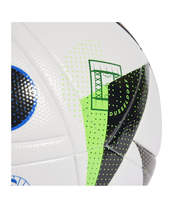 adidas Fussballliebe League EM 2024 Trainingsball Box Weiss Schwarz - weiss