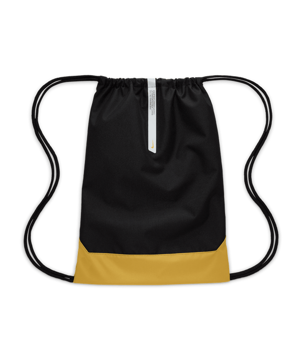 Nike Academy Gymsack (18L) Schwarz Gold F014 - schwarz