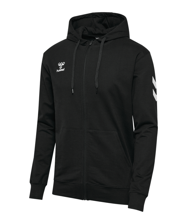 Hummel Go 2.0 Chevron Kapuzenjacke Schwarz F2001 - schwarz