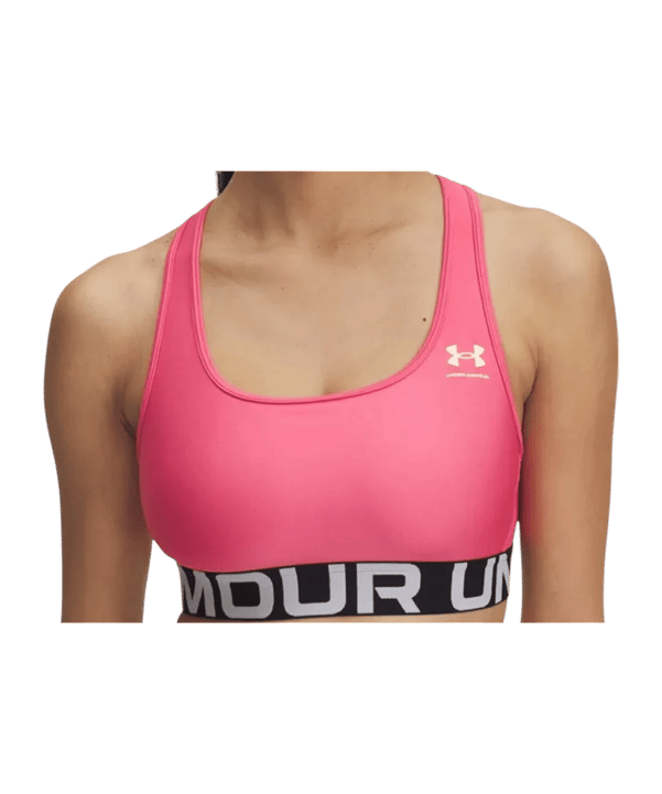 Under Armour HG Mid Sport-BH Damen Rosa F672 - rosa