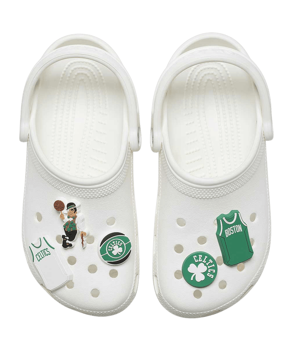 Crocs Boston Celtics Nba Bostceltics Jibbitz 5Er Pack Pin Merch Grün - gruen
