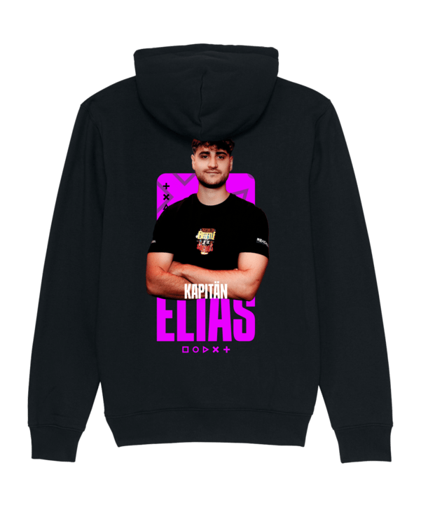 Battle of the Socials Hoodie "Team Elias" Schwarz - schwarz
