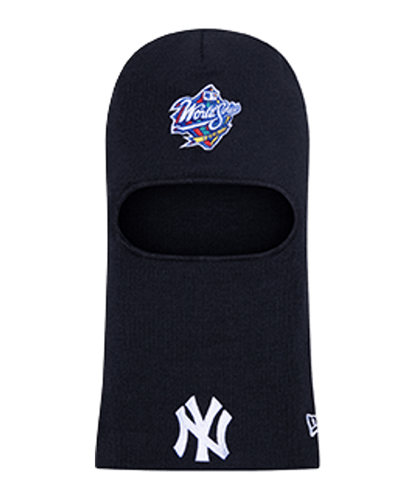 New Era Mlb New York Yankees World Series Balaclava Beanie Schwarz