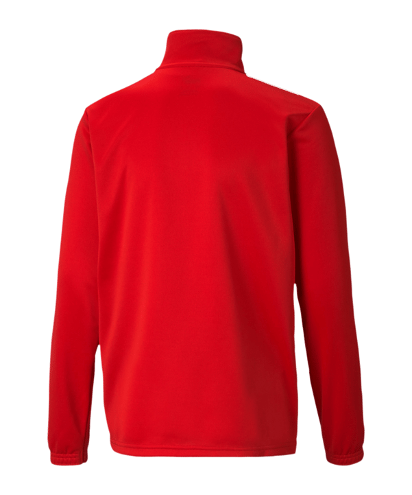 PUMA teamRISE HalfZip Sweatshirt Kids Rot F01 - rot