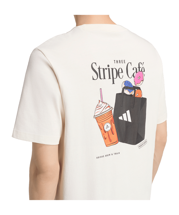adidas Sportswear Coofe Cafe Donut Bag Graphic T-shirt Wit - wit