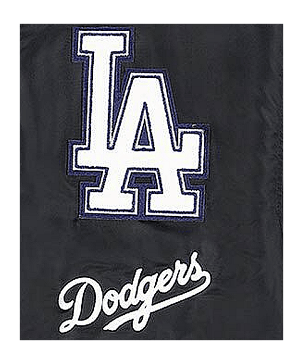 New Era Los Angeles Dodgers Varsity Jacke Schwarz - schwarz