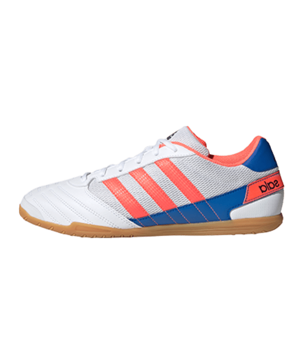adidas Super Sala IN Halle Weiss Rot Blau - weiss