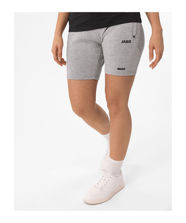 JAKO Premium Basic Korte broek Dames Grijs K040 - grijs