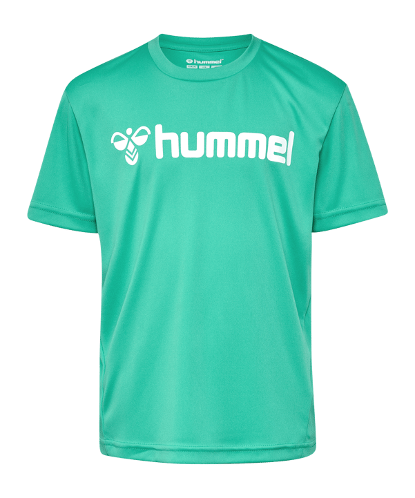 Hummel Logo Trikot Kids Grün F6507 - gruen