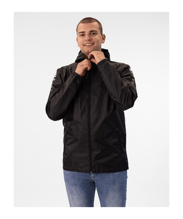 JAKO Team 2.0 Veste de pluie Noir C800 - noir