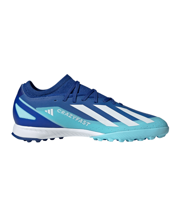adidas X Crazyfast.3 TF Marinerush Blau Weiss Orange - blau