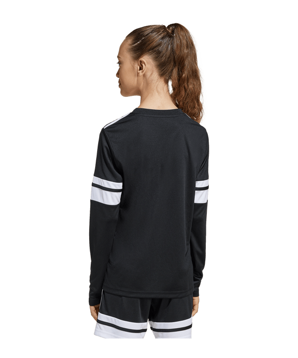 adidas Squadra 25 Trikot Langarm Kids Schwarz - schwarz