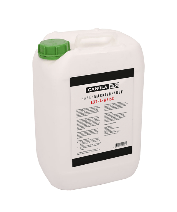 Cawila Extra-Weiss Rasenmarkierungsfarbe Konzentrat | Rasenmarkierfarbe für Sportplätze - weiss