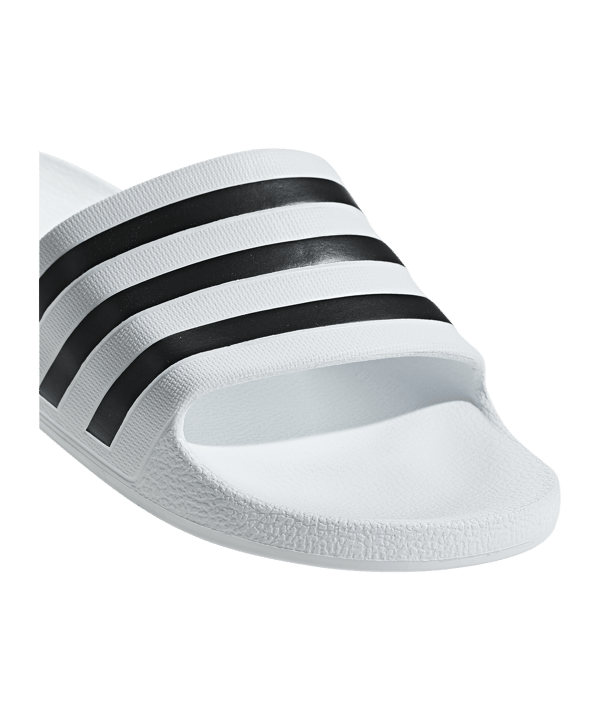 adidas Adilette Aqua Badelatsche Weiss - weiss