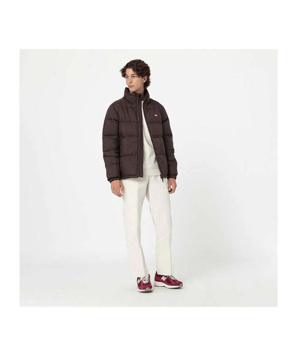 Dickie Waldenburg Puffer Jacke Braun - braun