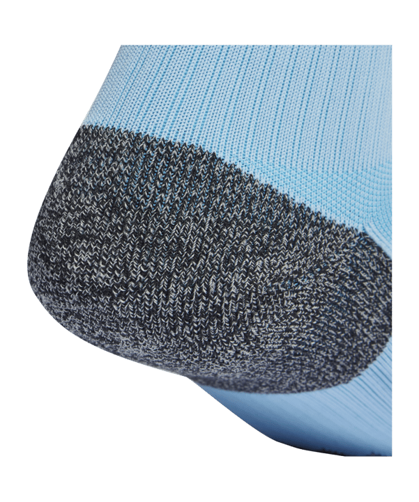 adidas Adisock 23 Strumpfstutzen Blau Weiss Grau - hellblau