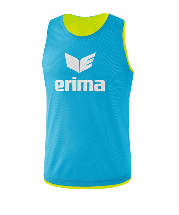 Erima Wende-Markierungshemd Hellblau Gelb - hellblau