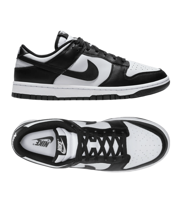 Nike Dunk Low Retro Schwarz Weiss F100 - weiss