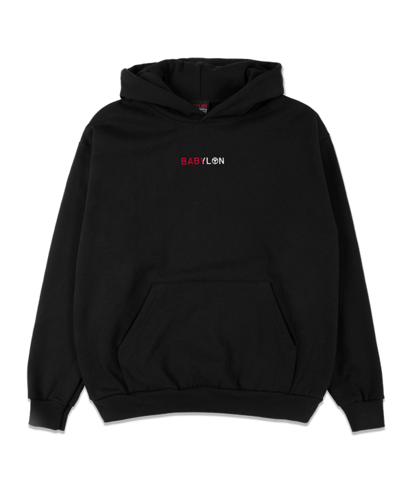 Babylon LA Shop Split Hoody Schwarz - schwarz