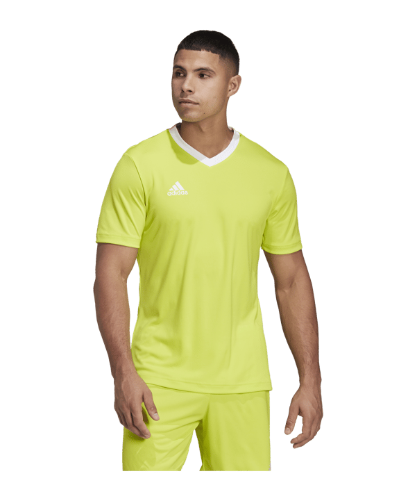adidas Entrada 22 Trikot Gelb Weiss - gelb
