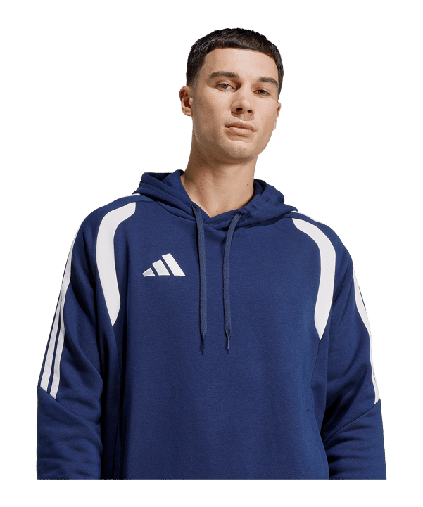 adidas Tiro 26 League Hoody Dunkelblau - weiss