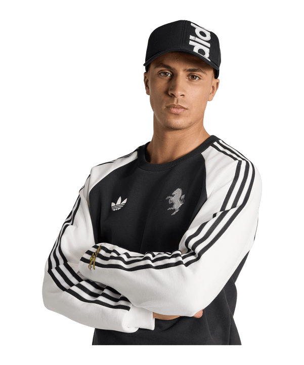 adidas Juventus Turin Originals Sweatshirt Schwarz - schwarz