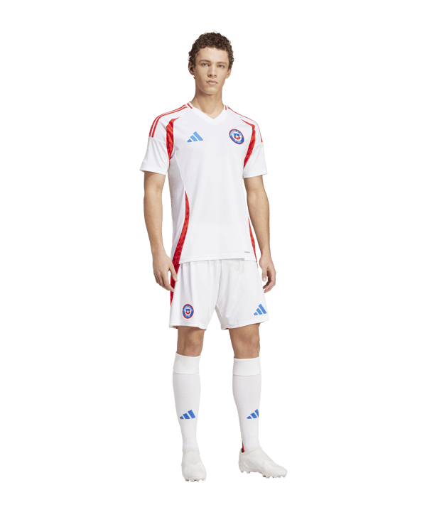 adidas Chile Trikot Away Copa America 2024 Weiss - weiss
