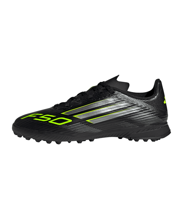 adidas F50 League TF Electric Stealth Kids Schwarz - schwarz