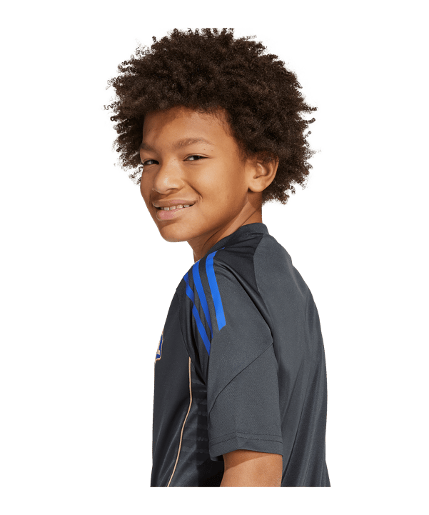 adidas Olympique Lyon Trainingsshirt Kids Grau - grau