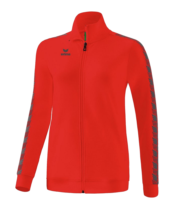 Erima Essential Team Tracktop Jacke Damen Rot Grau - rot