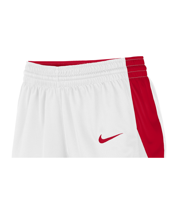 Nike Team Basketball Stock Short Damen Weiss F103 - weiss