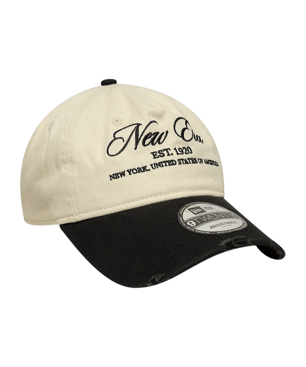 New Era Wash Distress 9Twenty Af Newera Capuchon Beige - beige