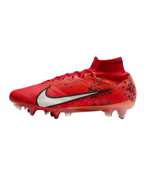 Nike Air Zoom Mercurial Superfly IX Elite SG-Pro AC Dream Speed 7 Rot Weiss Orange F600 - rot