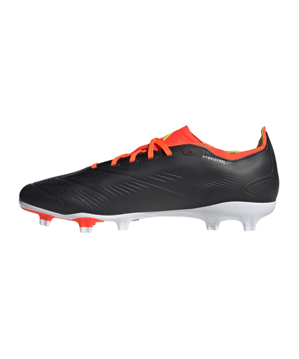 adidas Predator League FG Solar Energy Schwarz Weiss Rot - schwarz
