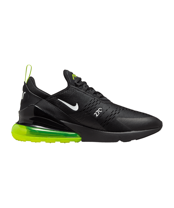 Nike Air Max 270 ESS Schwarz Gelb Silber F001 - schwarz
