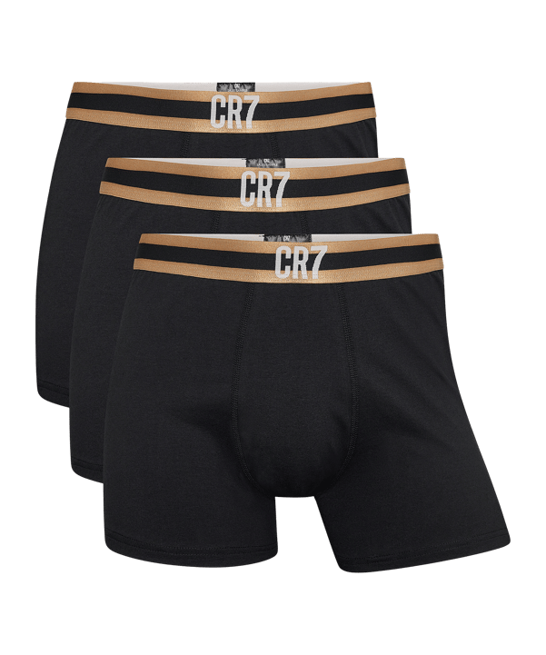 CR7 Basic Trunk 3er Pack Boxershort Schwarz - schwarz
