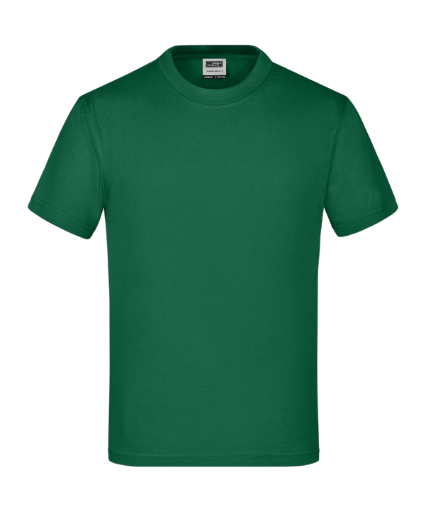 James & Nicholson Basic T-Shirt Kids Dark Green - gruen
