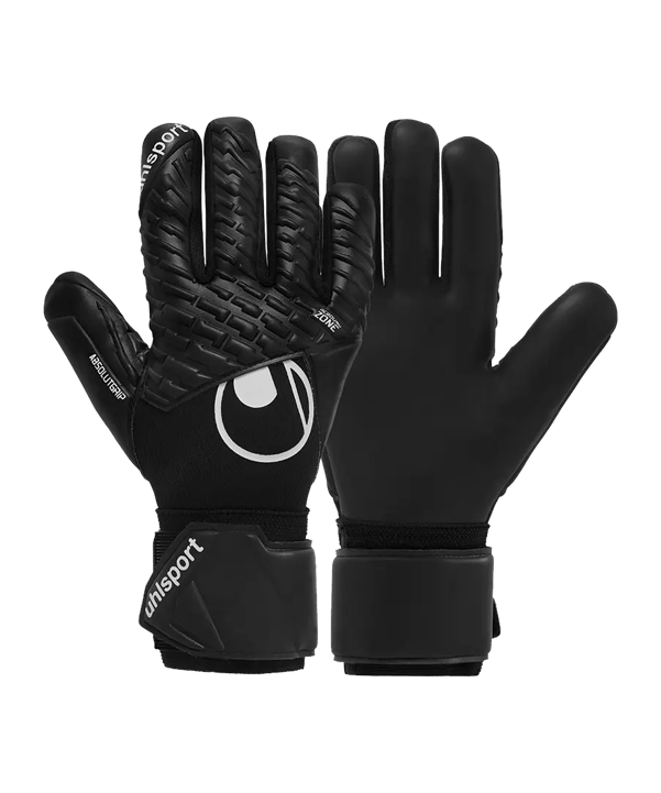 uhlsport FM Comfort Absolutgrip HN Gants de gardien de but Noir C01 - noir