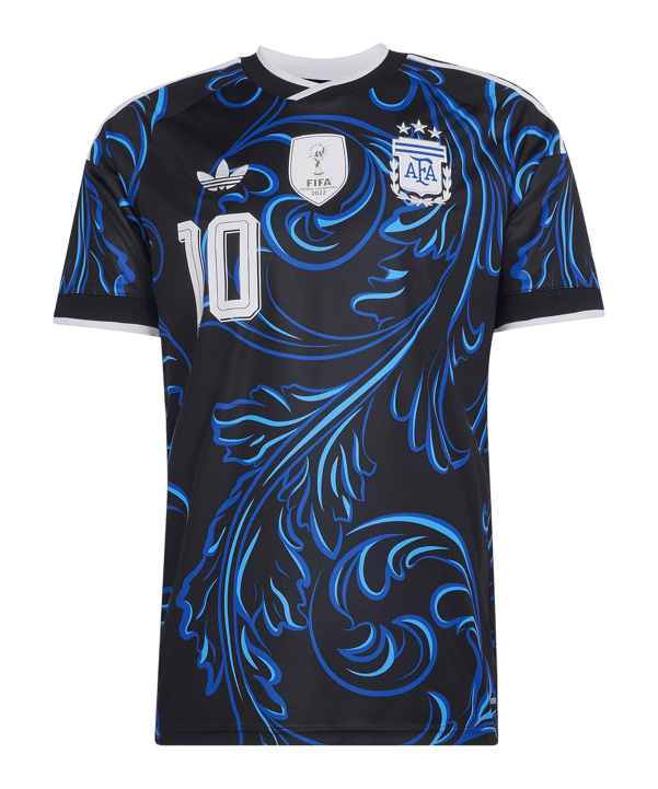 adidas AFA Argentinien Messi Trikot Away WM 2026 Schwarz - schwarz