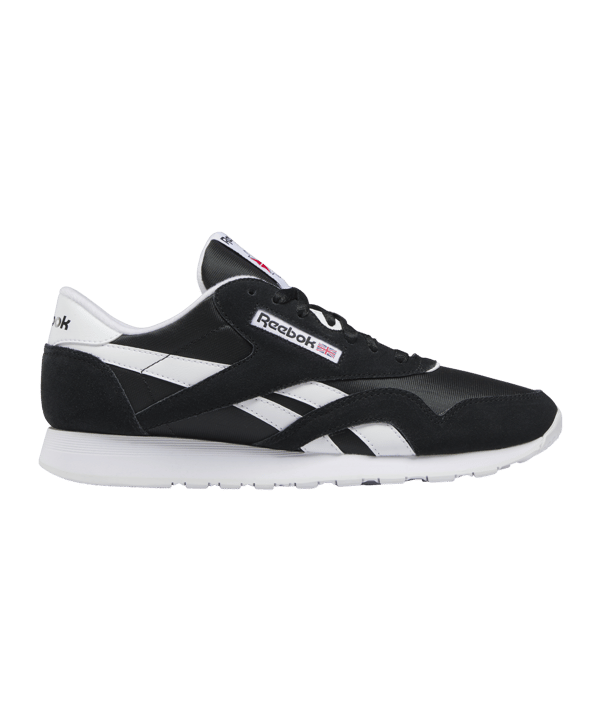 Reebok CL Nylon Schwarz Weiss - schwarz