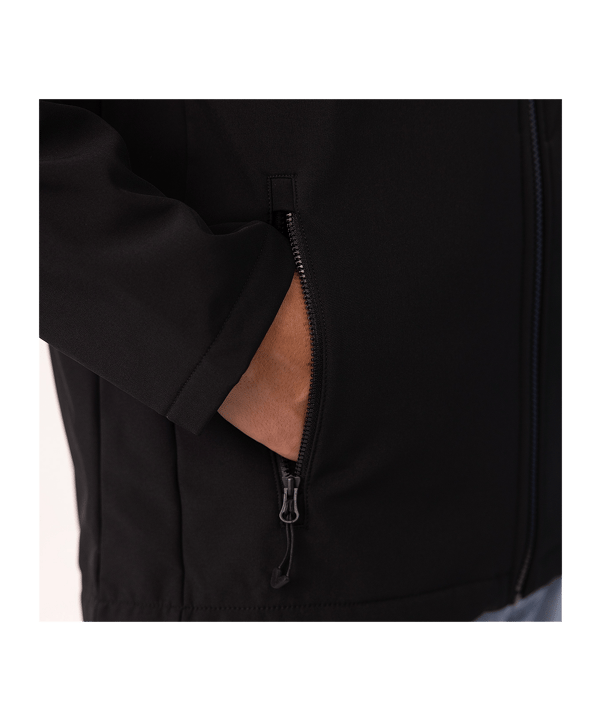 JAKO Team Softshelljacke Kids Schwarz F08