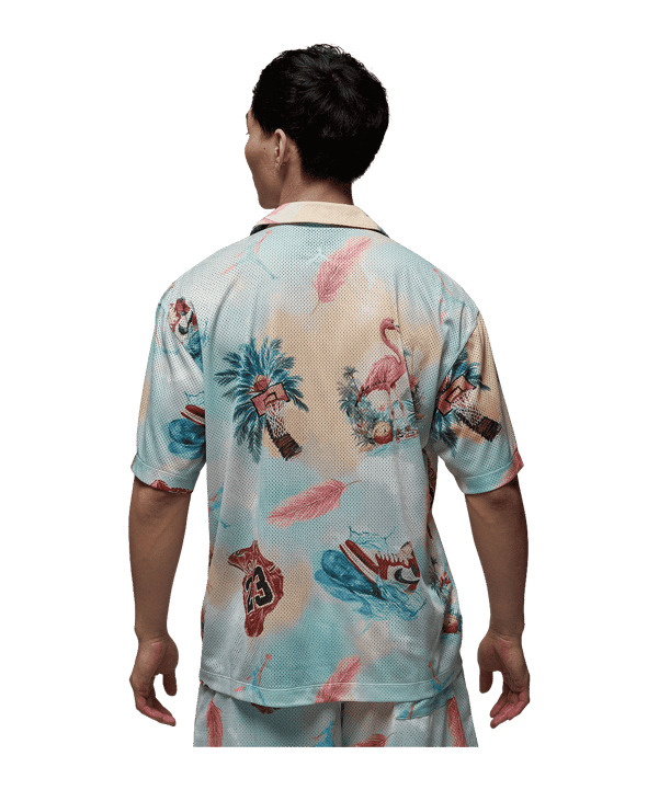 Jordan Essentials Printed Camp T-Shirt Beige F133 - beige