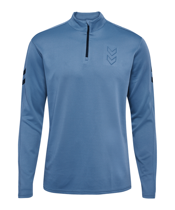 Hummel Active Pl Half Zip Sweatshirt Blau F4250 - blau