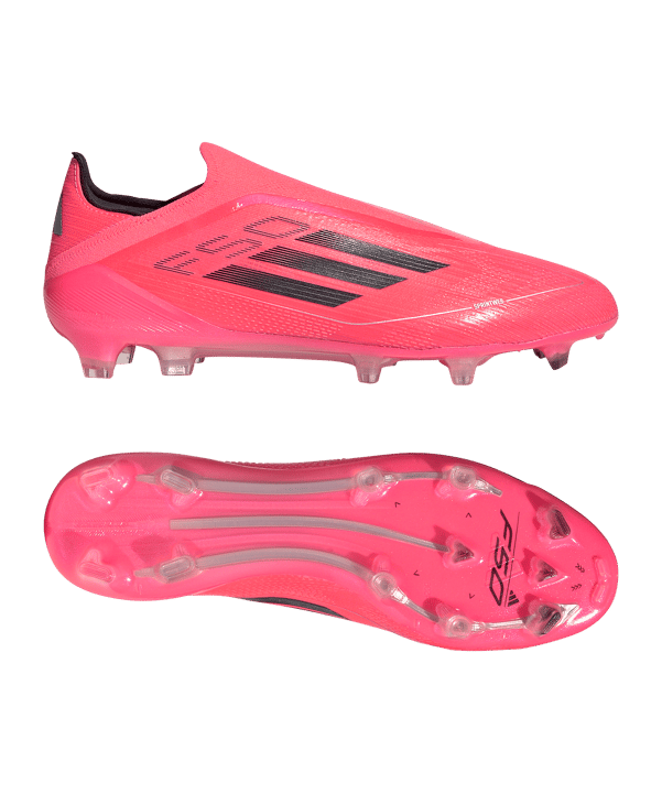 adidas F50 Elite LL FG Vivid Horizon Pink Schwarz - rosa