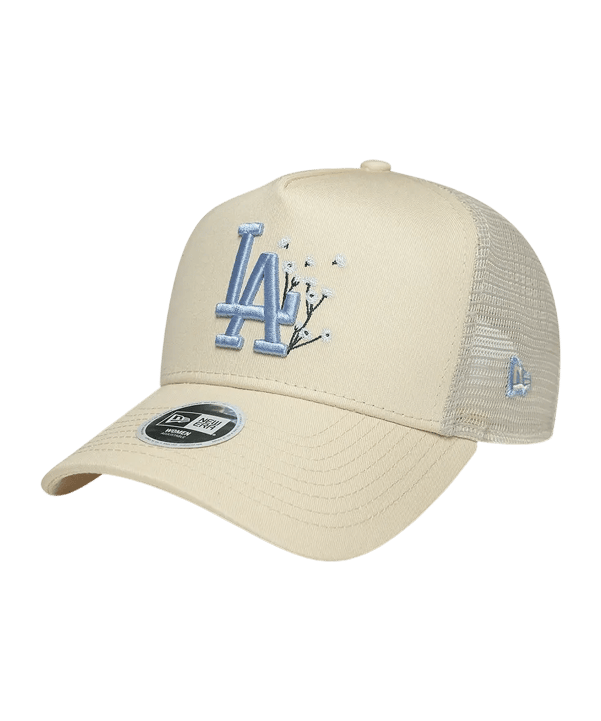 New Era Floral Trucker Losdod Capuchon Femmes Beige - beige