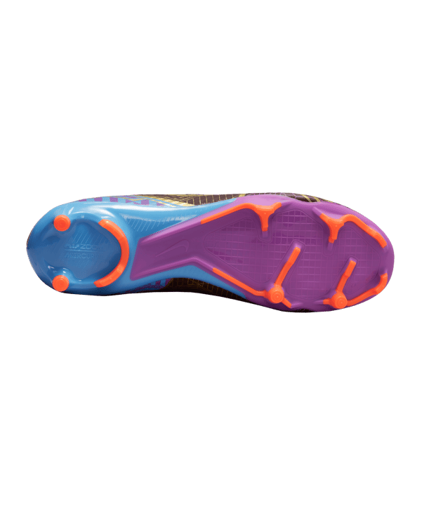 Nike Zoom Vapor XV Academy FG/MG Mbappe Mode 2.0 Rot Gold F694 - lila