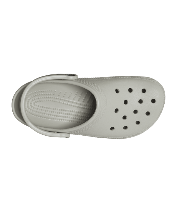 Crocs Classic Clog Badelatsche Grau - grau