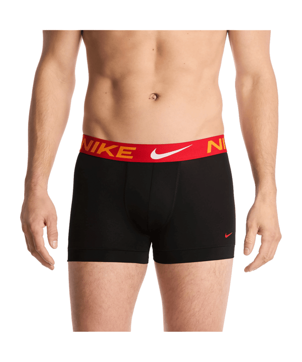 Nike Trunk 3Pk Boxershorts Zwart Kjrf - zwart