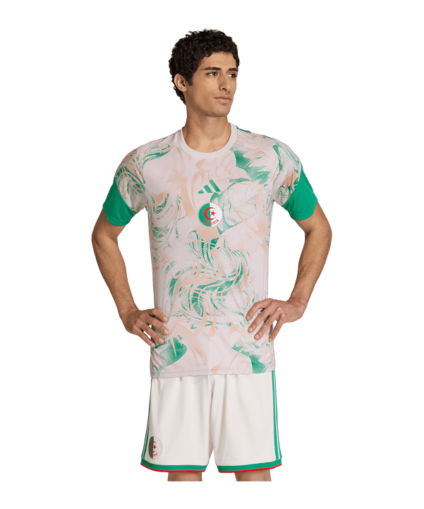 adidas FAF Algerien Prematch T-Shirt WM 2026 Beige